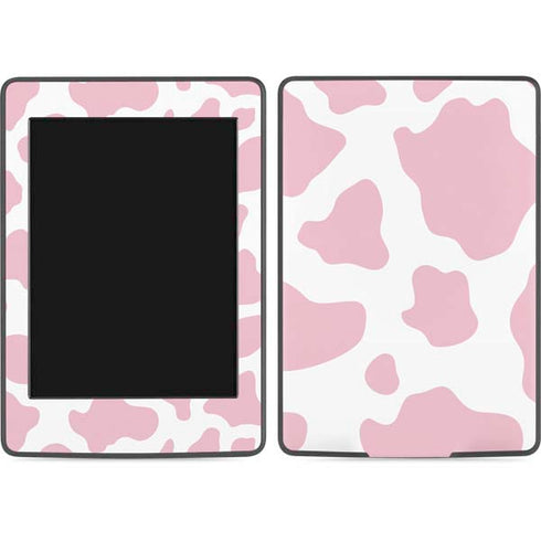 Pink Cow Print Amazon Kindle Skin